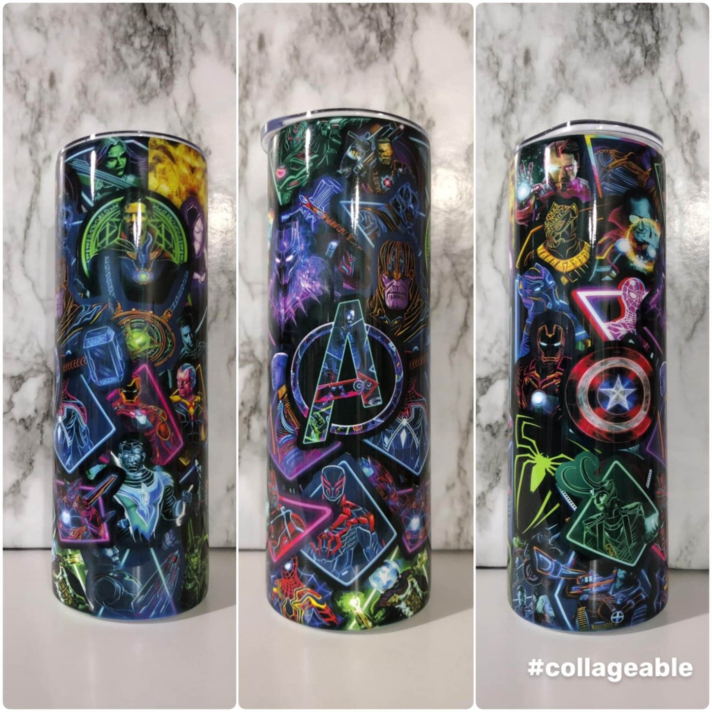 Superhero Characters 20oz Tumbler