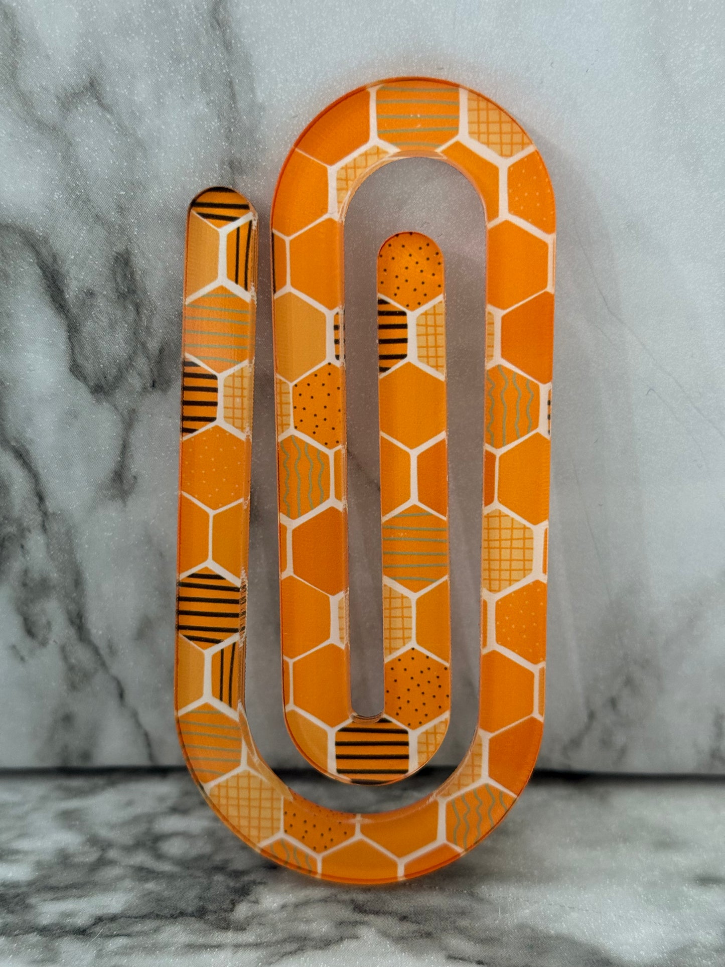 Jumbo Paperclip - Honeycomb