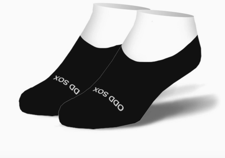 Black 3 Pack No Show Socks