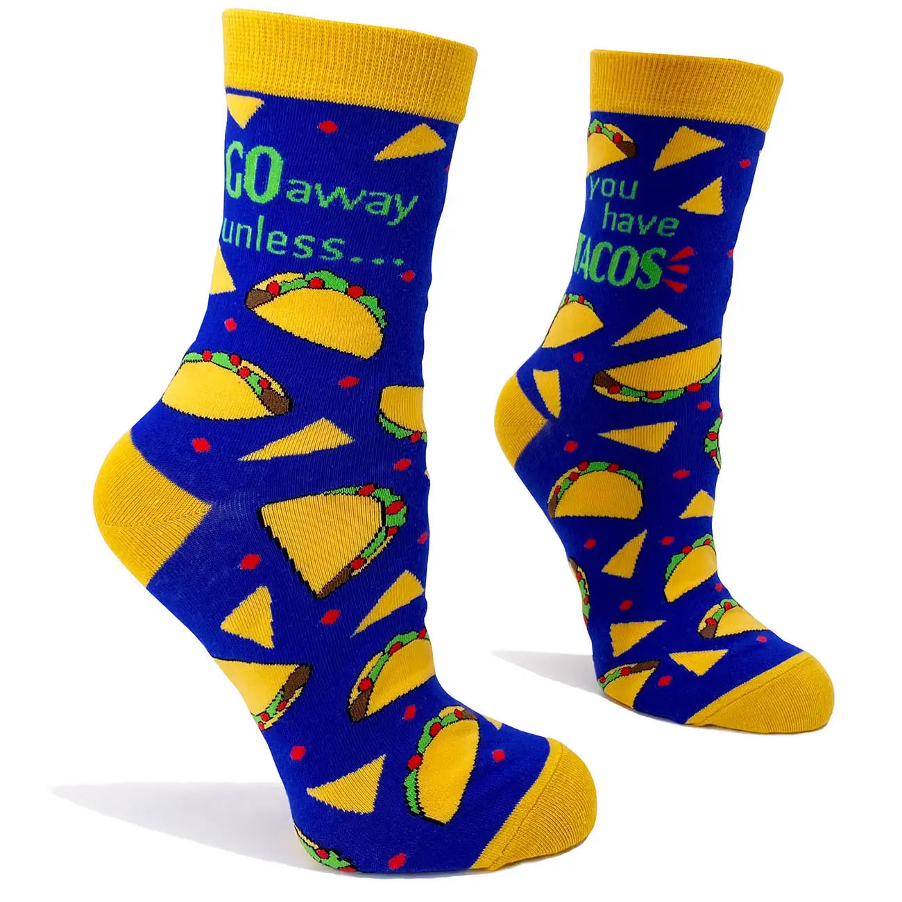 Go Away Unless You Have Tacos Women's Crew Socks