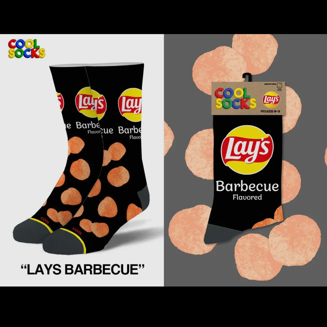 Barbecue Lays Socks