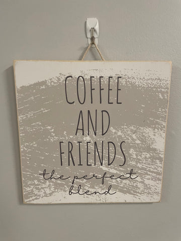 Coffee and Friends Sign