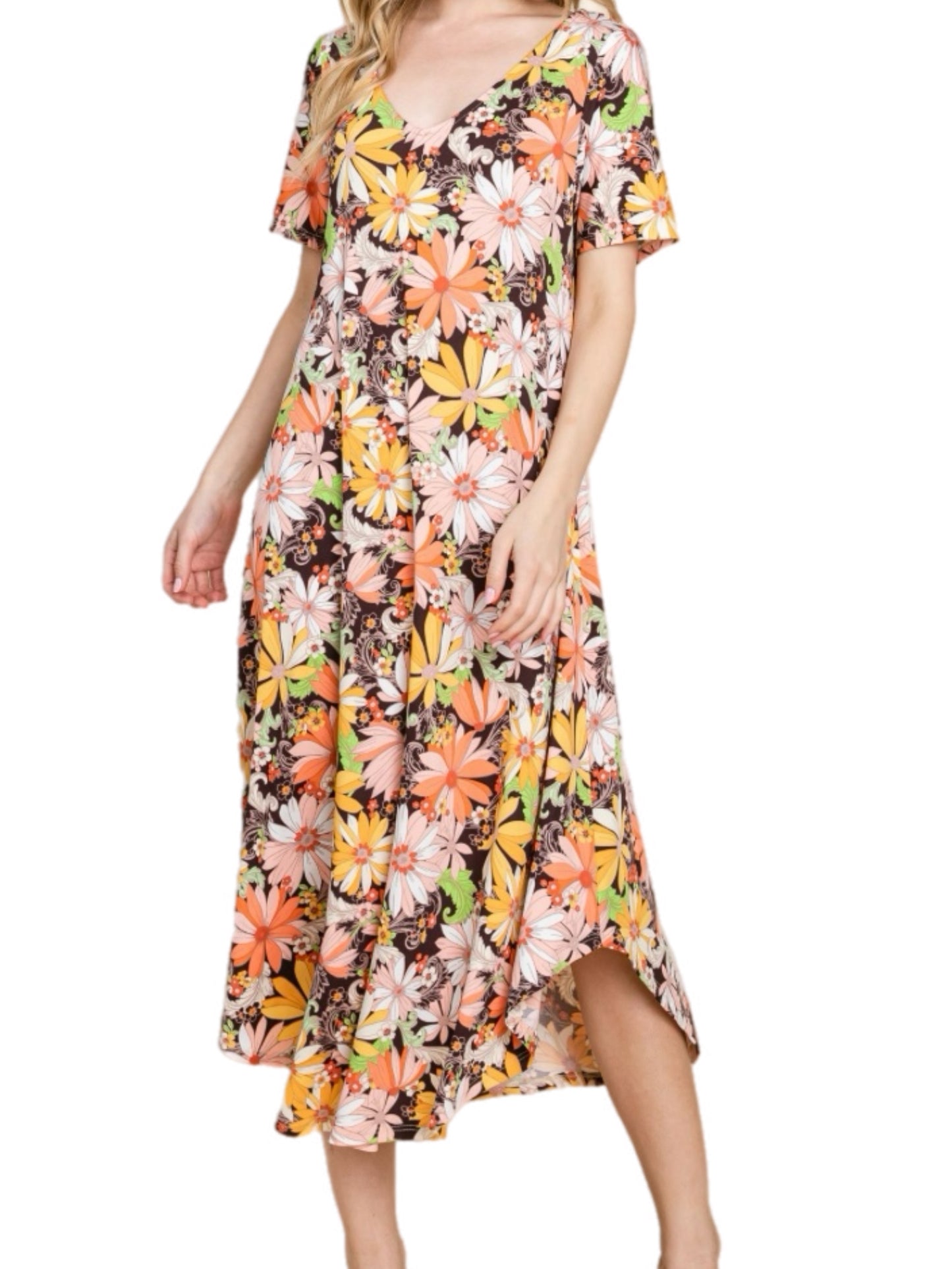 Floral Midi Dress