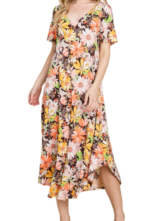 Floral Midi Dress