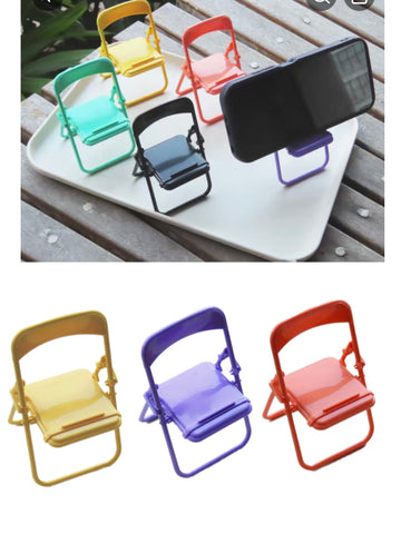Phone Holder Folding Chair