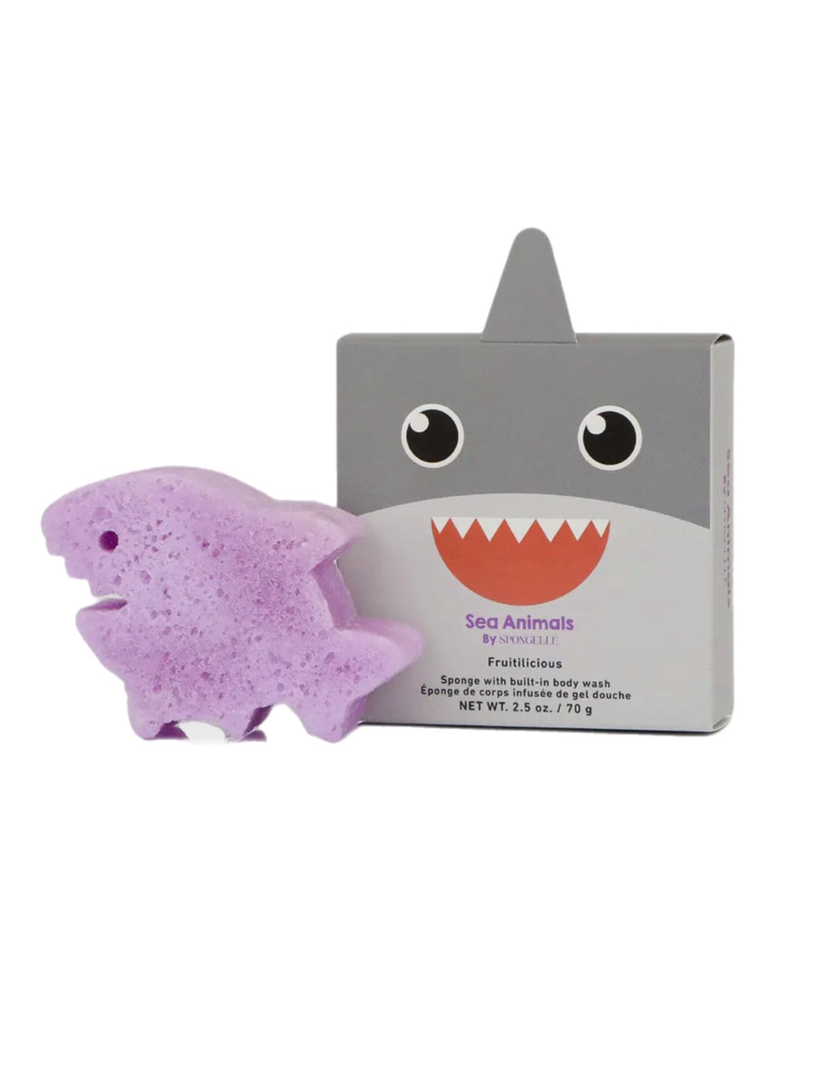 Spongelle Shower Sponge - Sammy Shark (Fruitilcious)