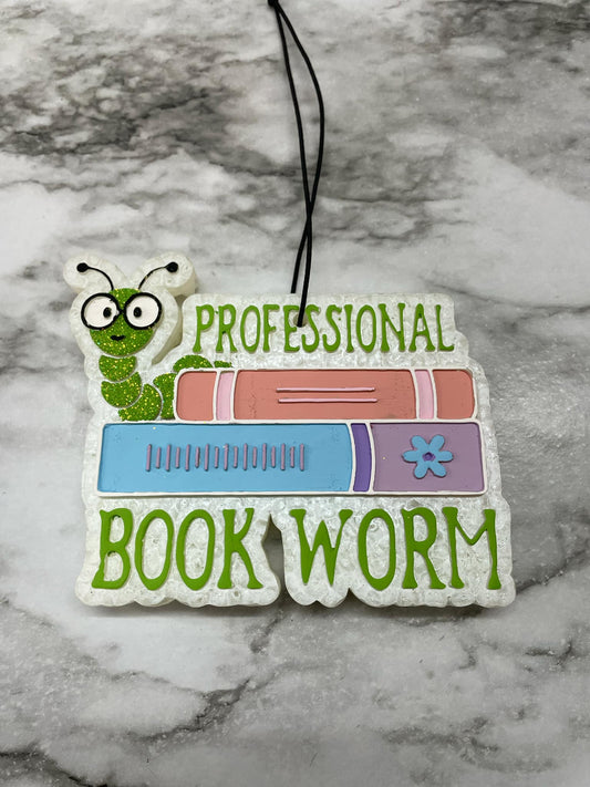 Book Worm Freshie - Strawberry Shortcake