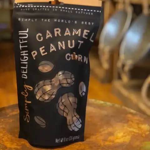 Caramel Peanut Popcorn