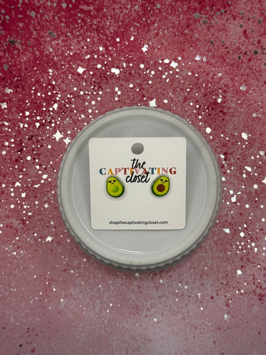 Avocado Stud Earrings