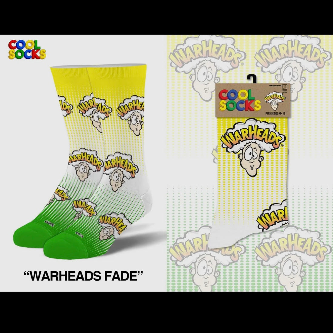 Warhead Candy Socks