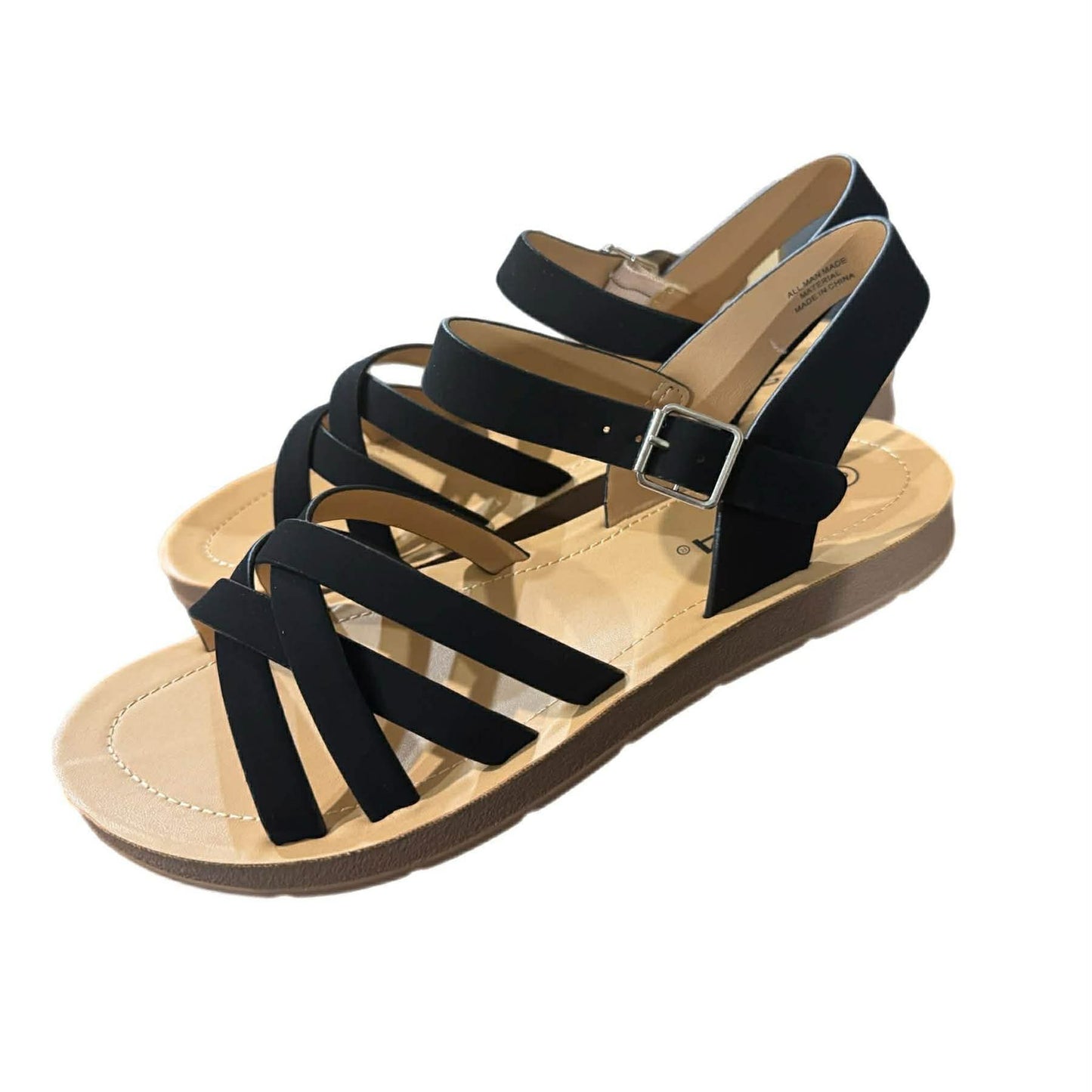 Black Strappy Sandal