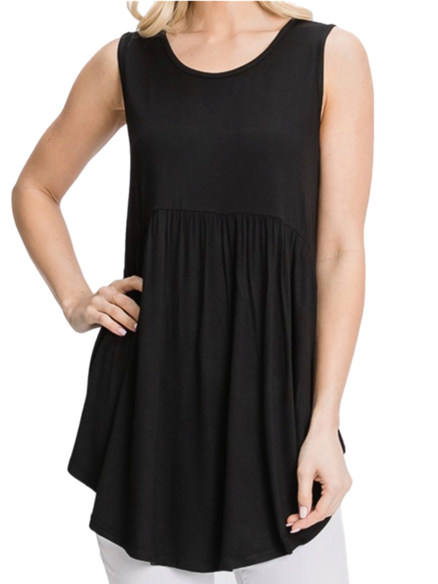 Black Baby Doll Tank