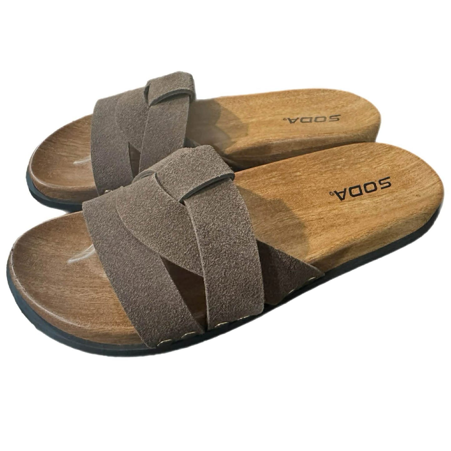 Brown Slip On Sandal
