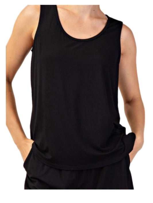 Black Sleeveless Tank