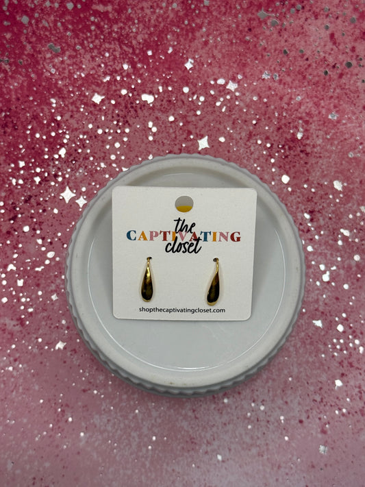 Petite Gold Dangle Earrings