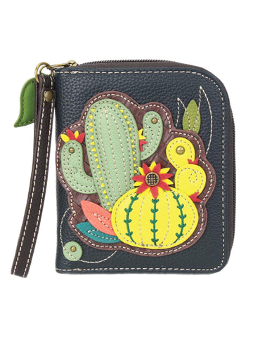 Chala Zip Around Wallet - Cactus