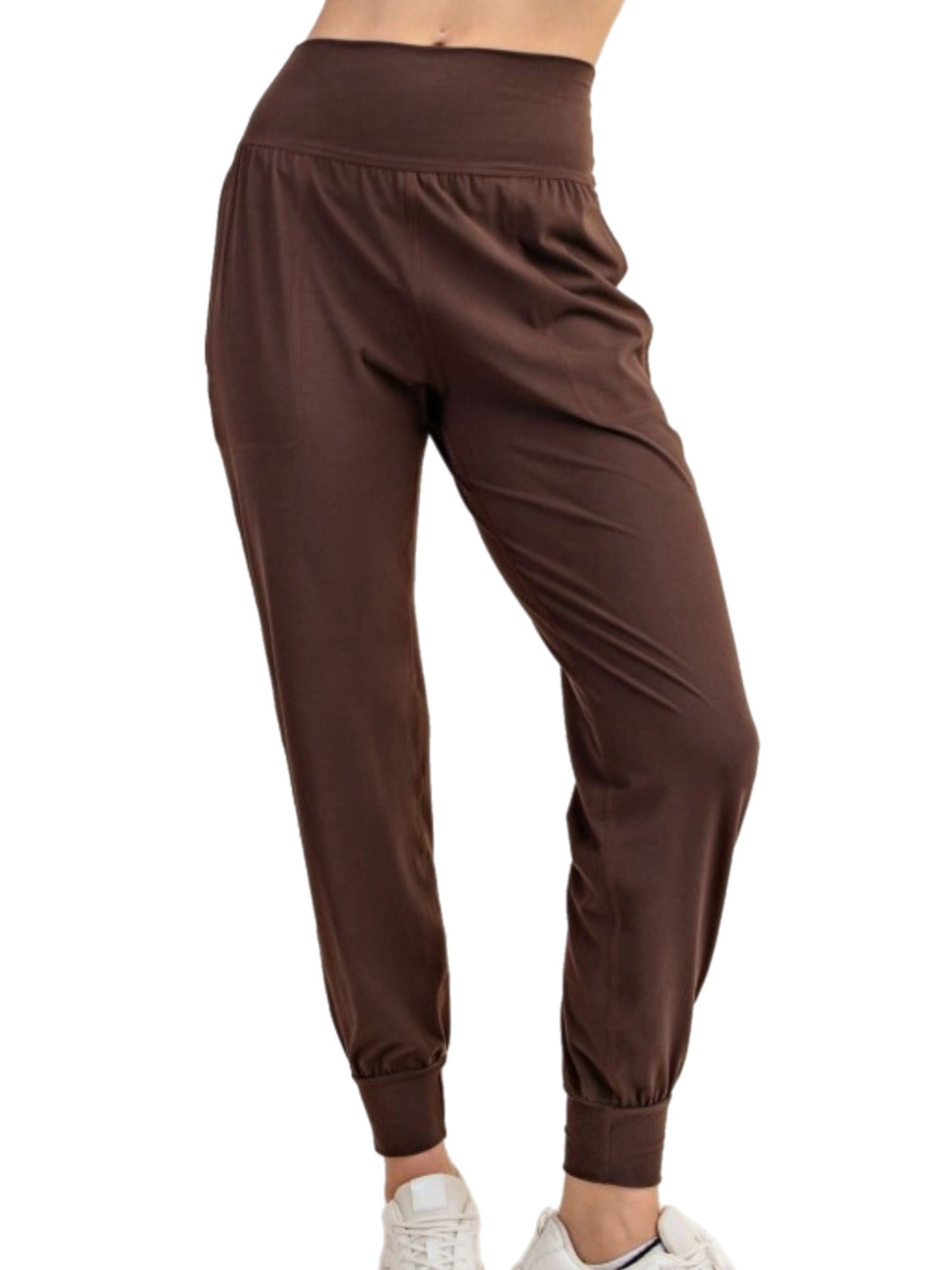 Brown Butter-Soft Joggers - Rae Mode