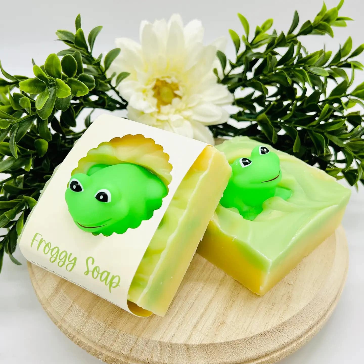 Frog Soap with Toy