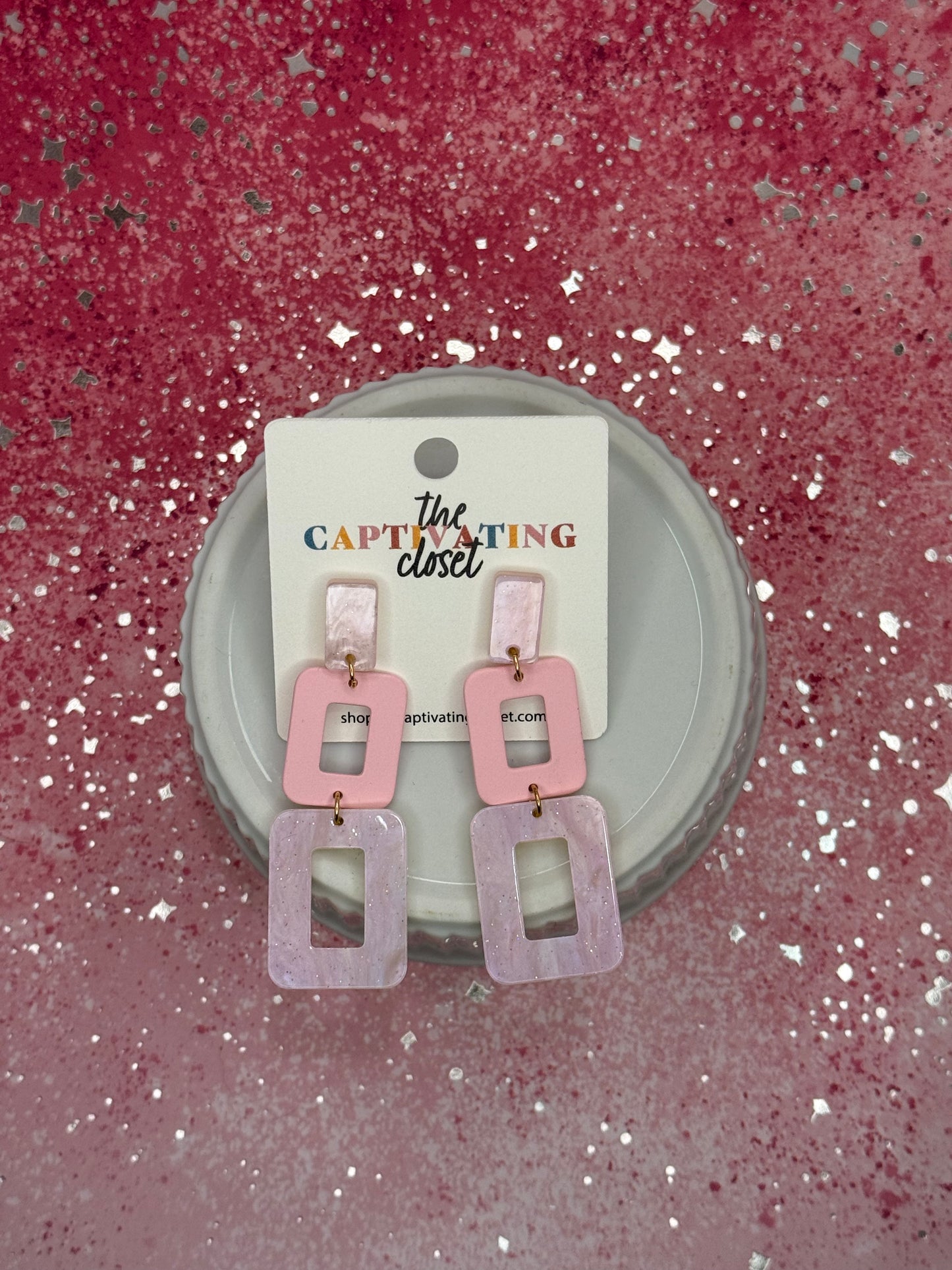 Rose Dangle Earring