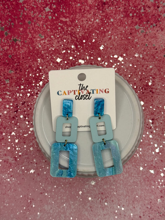 Blue Earring Dangle