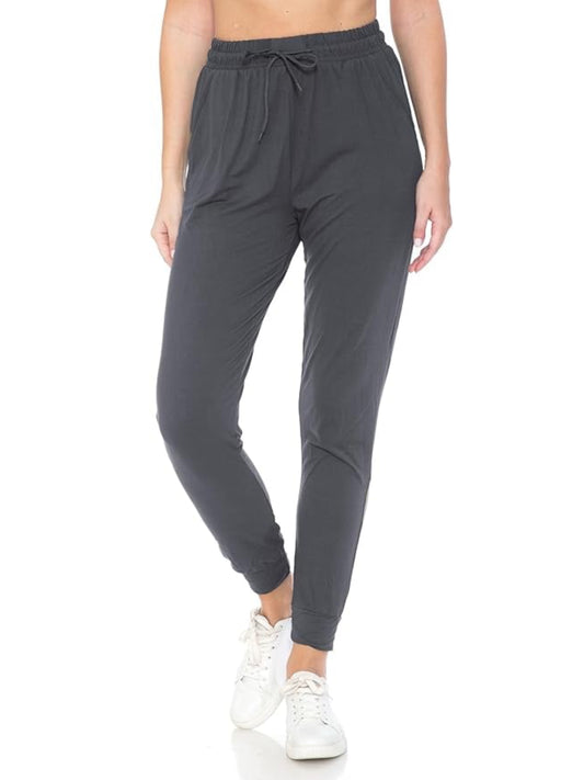 Dark Gray Joggers w/ Drawstring Waist and Pockets