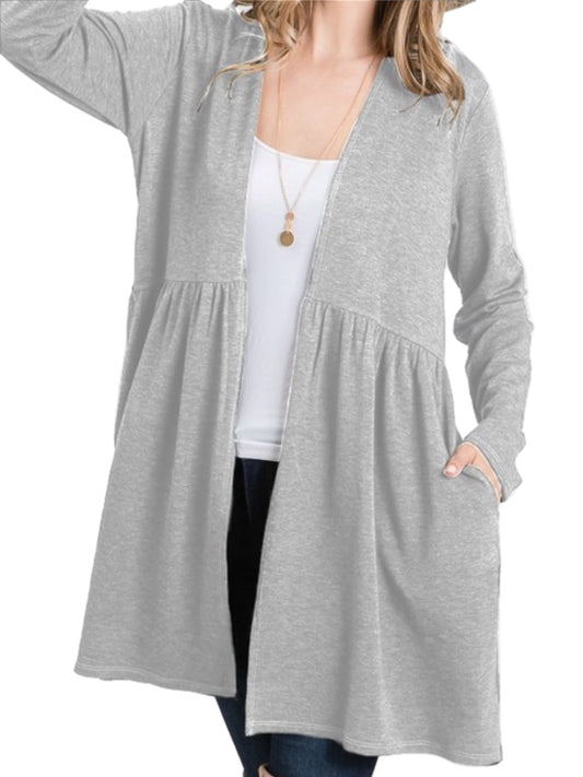 Grey Cardigan w/ Pockets