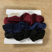 Soft Ribbed Scrunchie Set (3 pack)