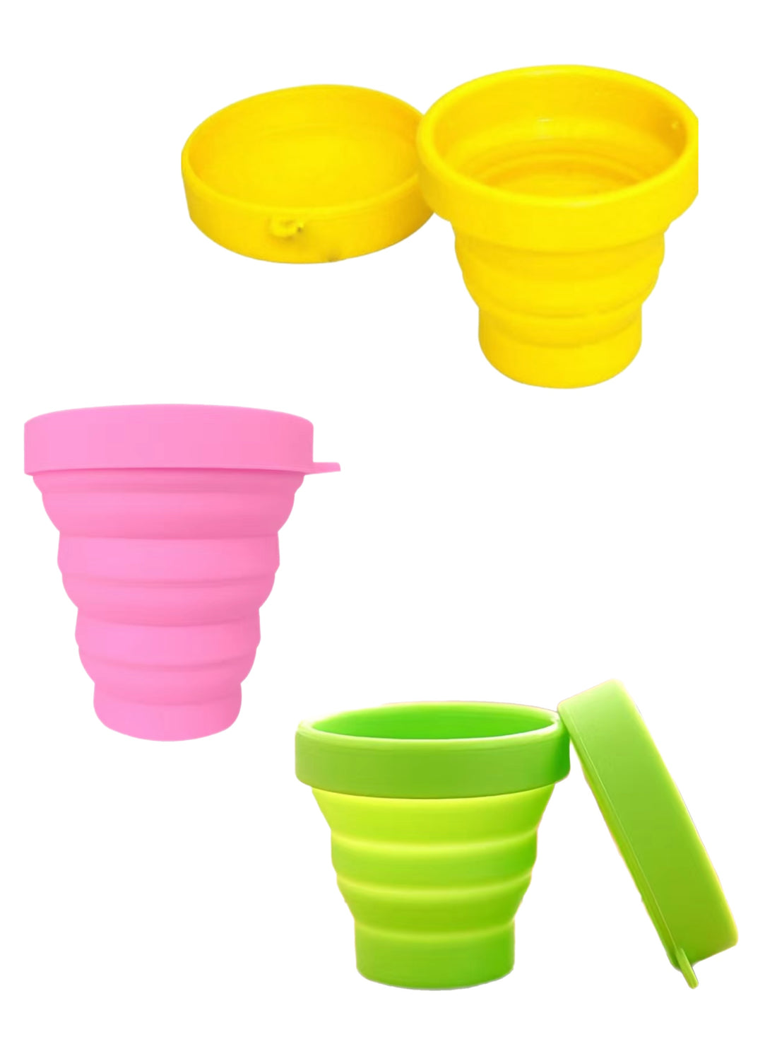 Silicone Collapsible Cup w/ Lid