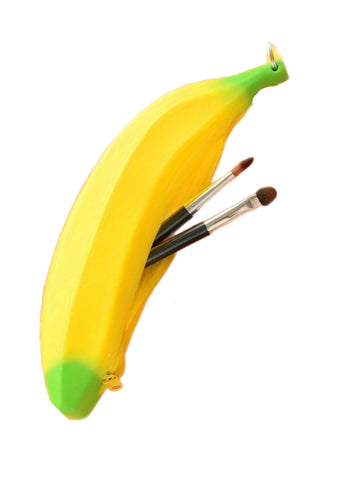 Silicone Banana Zip Pouch