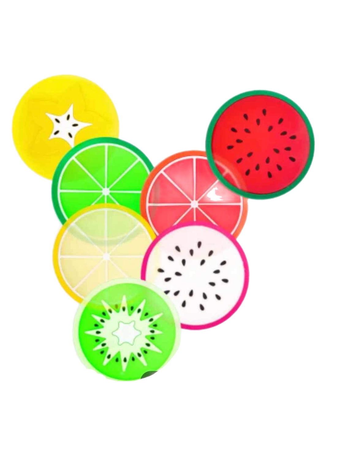 Silicone Fruit Coaster Set of 2