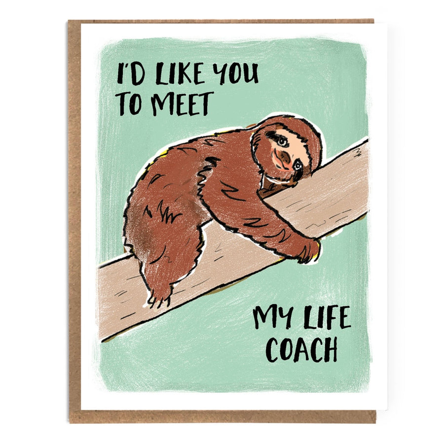"Life Coach" Greeting Card