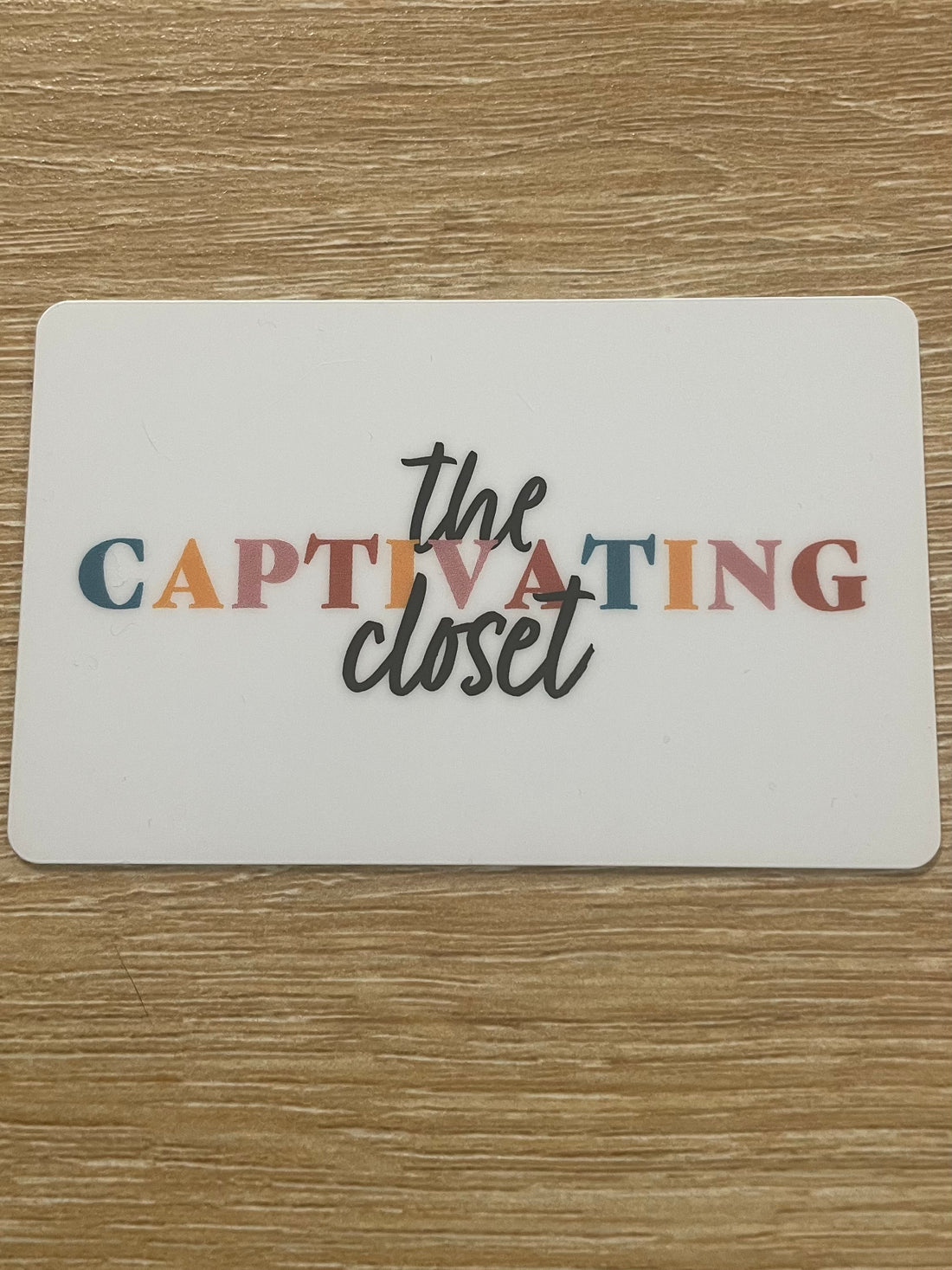 The Captivating Closet Gift Card