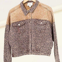 Cheetah Denim Jacket
