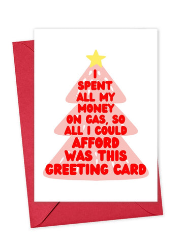 "All I Could Afford" Christmas Greeting Card