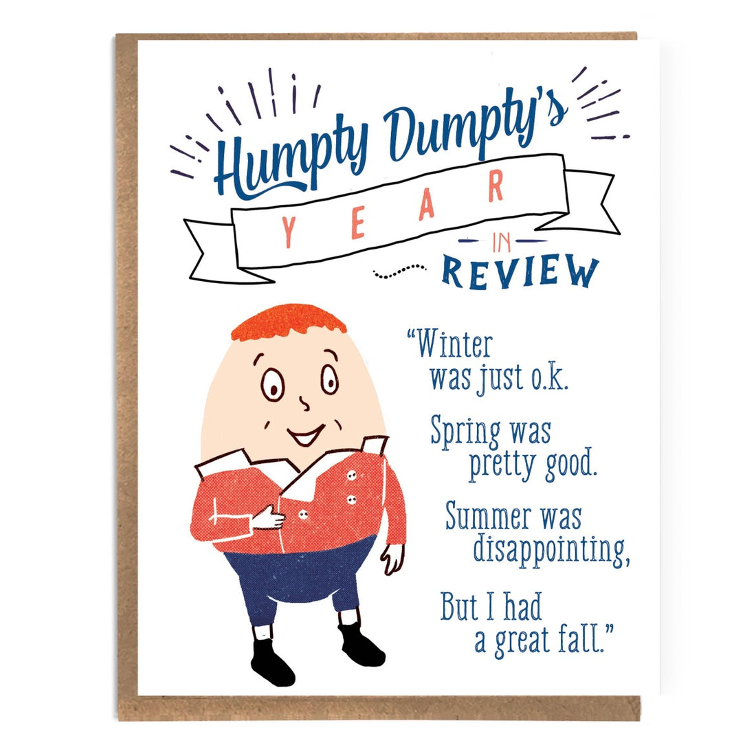 "Humpty Dumpty" Greeting Card