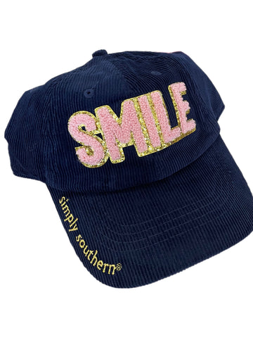 Simply Southern Corduroy Hat - Smile