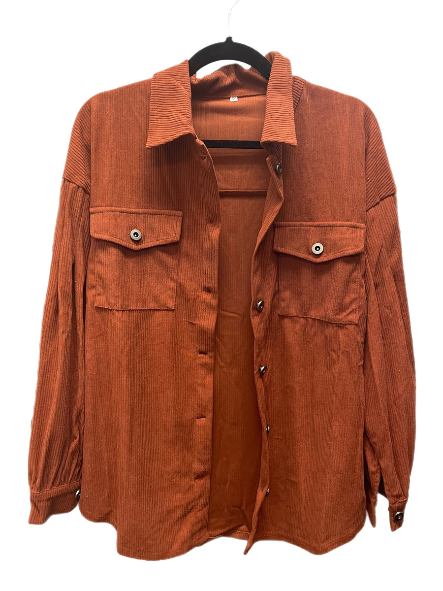 Rust Corduroy Jacket